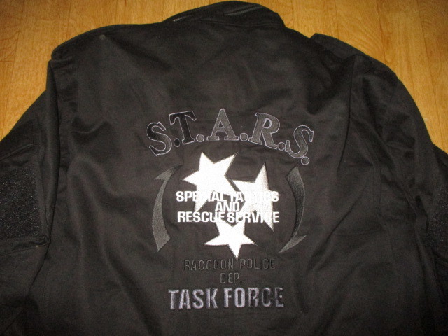BIOHAZARD バイオハザード STARS R.P.D. ラクーン市警察・ポリス 全刺繍ロゴ M-65 フィールドコートジャケット LL~相当 極美中古拍卖