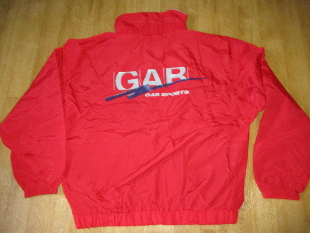 GAB モータースポーツ・ビンテージデカロゴ レーシングジャケット サイズ不明(F)未使用 ショックアブソーバー・スーパーGT・ニスモ拍卖