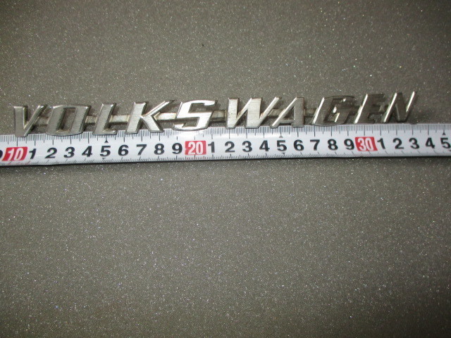 VW・ワーゲン・ビートル・カルマンギヤ 当時物 金属製 ピン付き エンブレム 純正 中古品拍卖