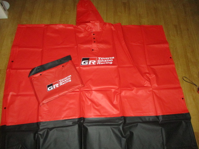 トヨタGR・TOYOTA GAZOO Racing オフィシャル・大型厚手ポンチョ・ジャケット 未使用 サイズF スノボスノーボードスーパーGT・ヤリス 拍卖