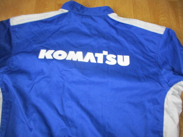 コマツ 作業ツナギ ツートン 未使用 サイズ4L ヤンマー・農協トラクター・コンバイン農業・ジョンディア・リフト拍卖