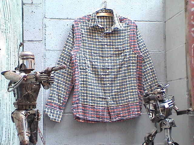 TTU★ 切替チェックネルシャツ新M YE*OR good enough★大特価拍卖