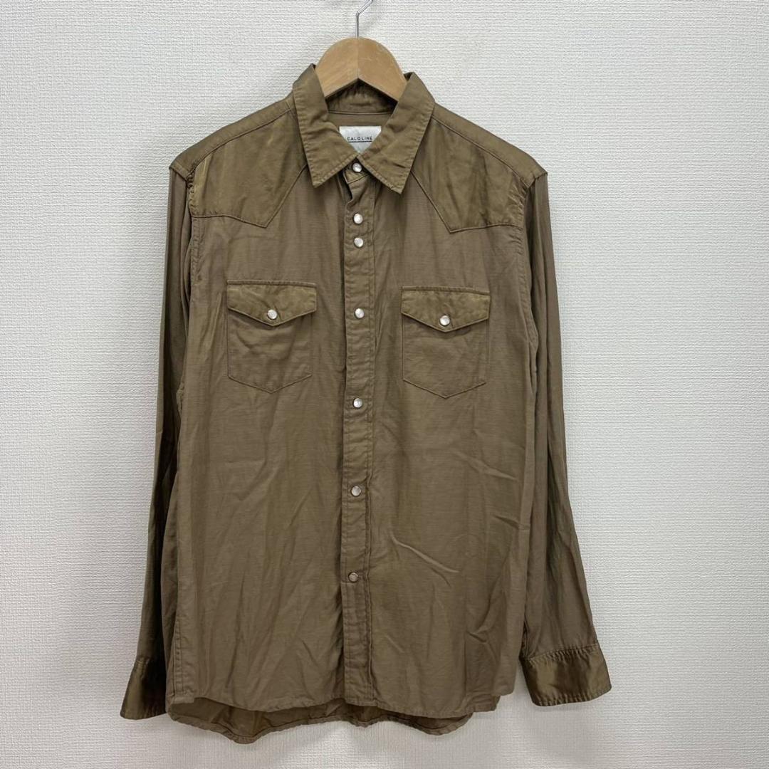 CAL O LINE キャルオーライン CL171-023SF ウエスタンシャツ 薄手 17SS M 10103941拍卖