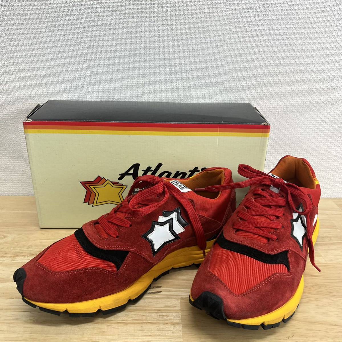 Atlantic STARS アトランティックスターズ AS28FRF100 POLARIS FR-F10 ポラリス ローカットスニーカー シューズ 45 10114154拍卖