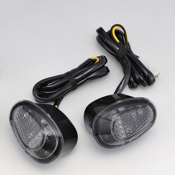 キジマ KIJIMA ニンジャ250R (Ninja250R) LEDカウルウインカーKIT スモーク 219-3033拍卖