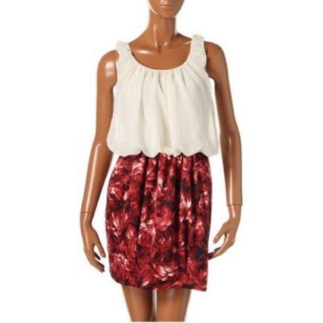 Delyle デイライルノアール ローズ 薔薇 ミニワンピース お姉さん拍卖