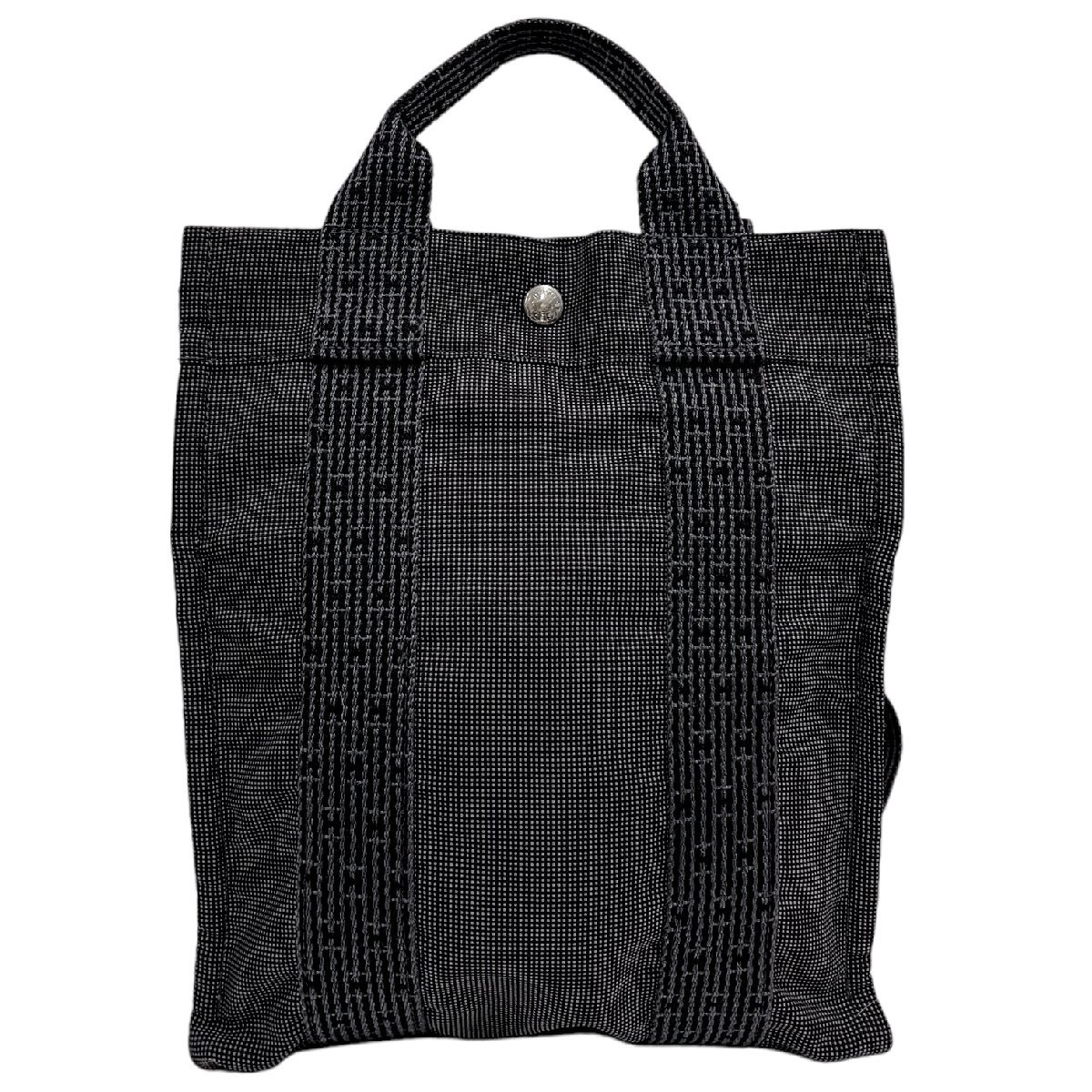 HERMES エルメス エールライン アドPM リュック ナイロンキャンバス ダークグレー 【中古】拍卖