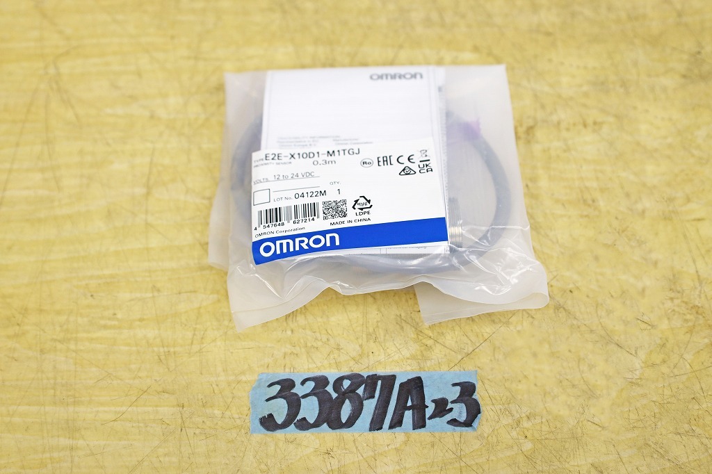 3387A23 未使用 OMRON オムロン 近接センサ E2E-X10D1-M1TGJ 0.3m拍卖