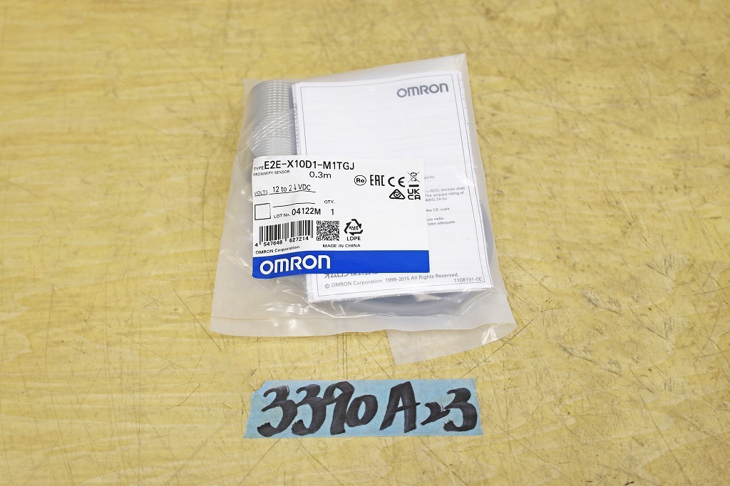 3390A23 未使用 OMRON オムロン 近接センサ E2E-X10D1-M1TGJ 0.3m拍卖