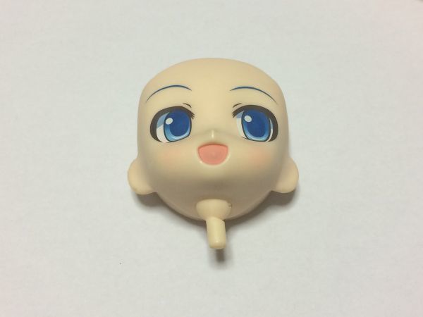 ねんどろいど パーツ ボーカロイド 雪ミク ふわふわコートVer. 顔 通常 笑顔拍卖