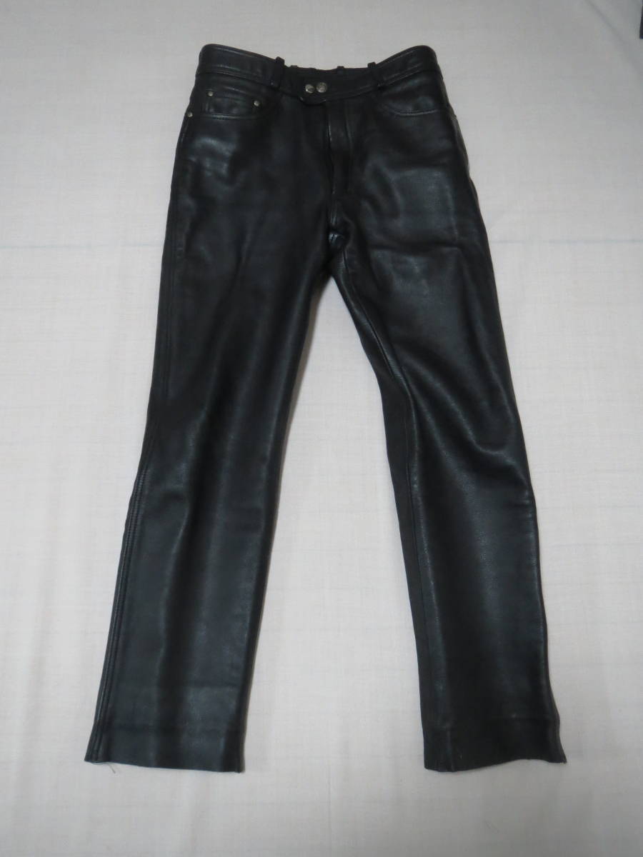 ハーレー ダブル レザー パンツ ビンテージ WLA ナックル ショベル パンヘッド拍卖