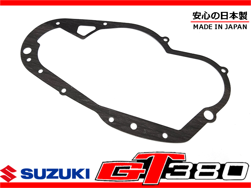 新品 GT380 オリジナル 高品質 クラッチ カバー ガスケット 日本製 ジョイント シート 社外 純正 廃盤部品 初期 前期 中期 後期拍卖