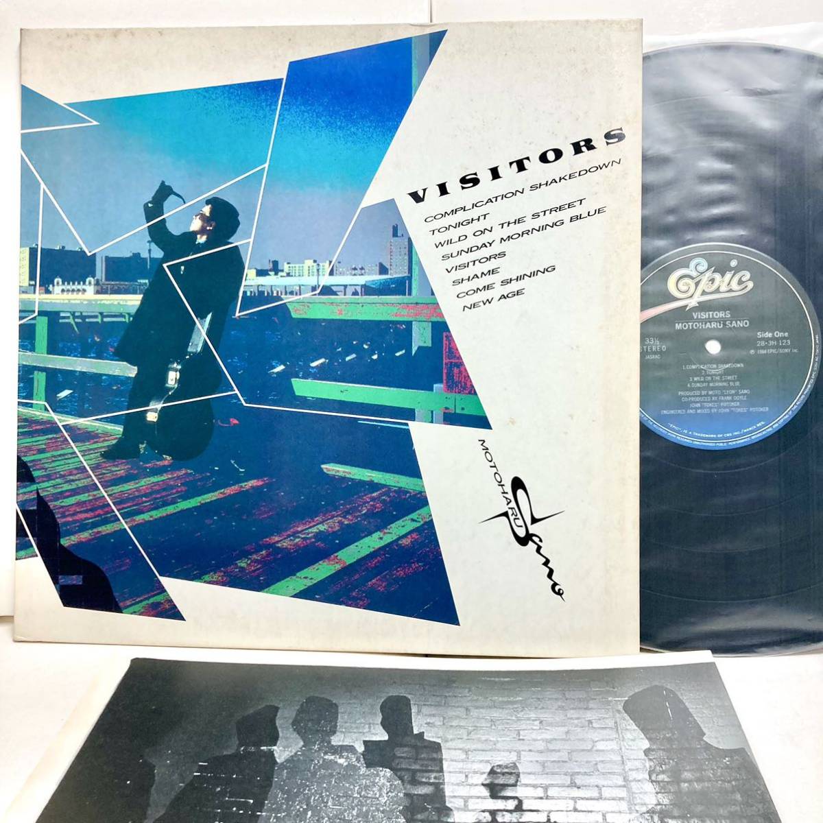 Visitors ビジターズ / 佐野元春【LP アナログ レコード】complication shakedown , tonight etc拍卖