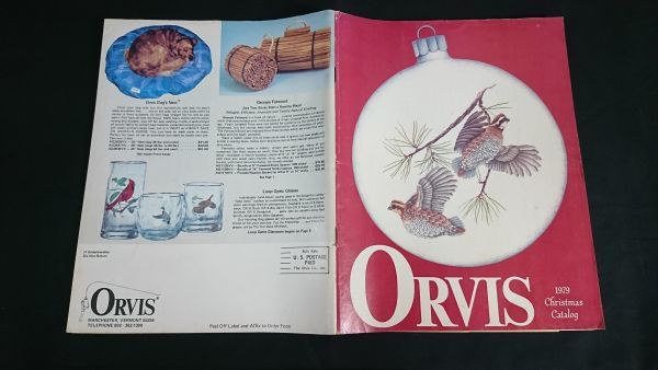 【昭和レトロ 洋書】『ORVIS(オービス) Christmas 1979 フィシング&アウトドア カタログ』ロッド/リール/毛バリ/ナイフ/銃/靴/ウエアー拍卖