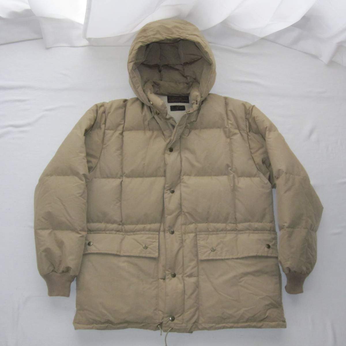 ☆70s エディーバウアー ダウンパーカー (L) 黒タグ / カラコラム 60s 70s 日の出タグ vintage ビンテージ オールパーパス ダウンベスト拍卖
