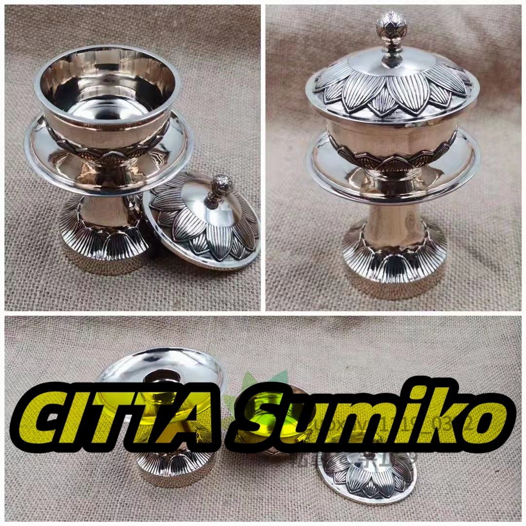 密教 法具 茶湯器 真鍮製 寺院用仏具拍卖