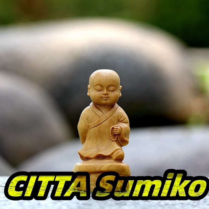 仏教美術 精密彫刻 仏像 手彫り 仏師で仕上げ品 沙弥 小僧 工芸品拍卖