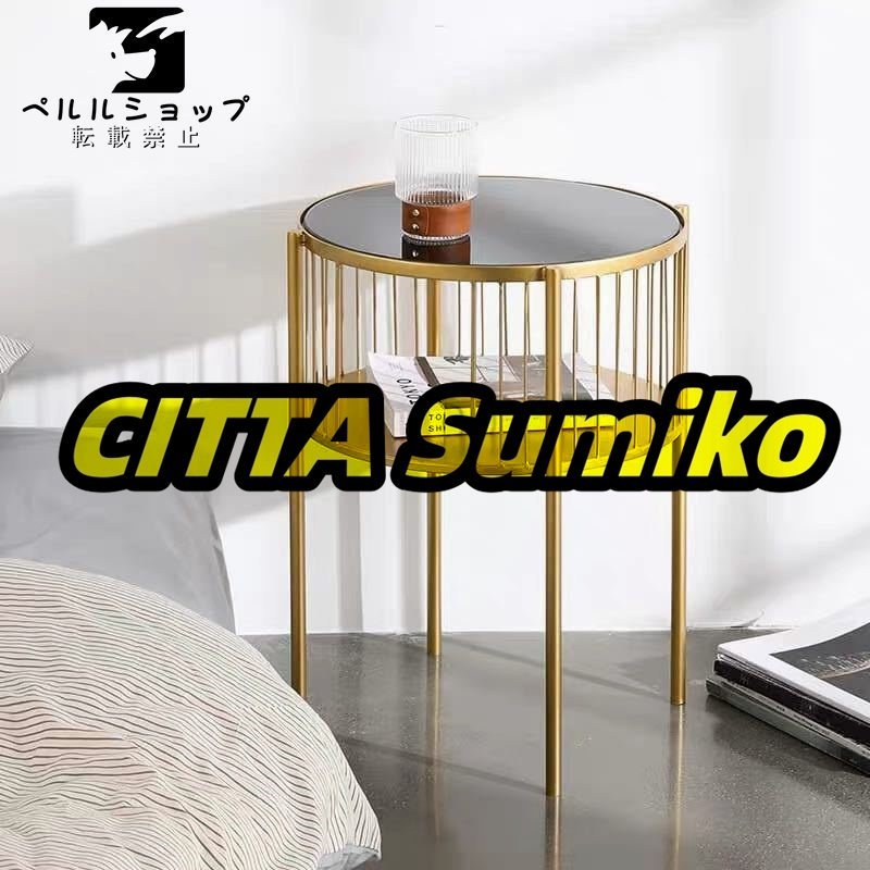 最高級 ローテーブル リビングテーブル ガラスセンターテーブル サイドテーブル 2色選択可拍卖