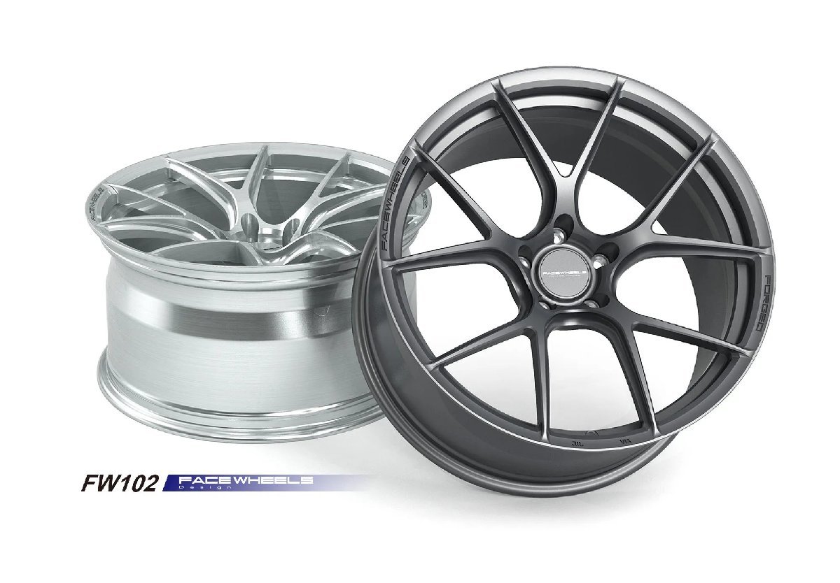 【鍛造】FACE WHEELS FW102 FORGED 1PCホイール22インチ8.5/9.0/9.5J拍卖