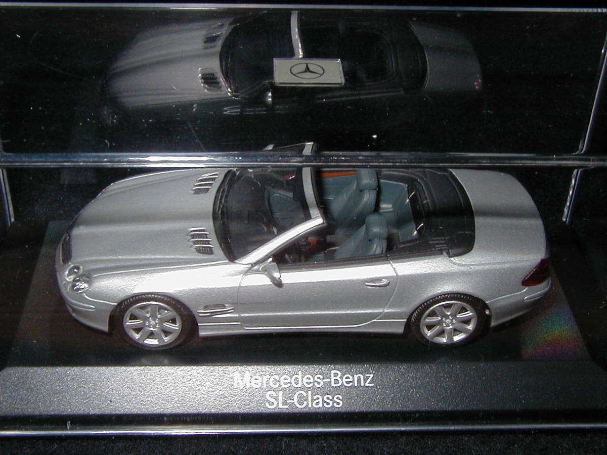 メルセデス特注Paul's Model Art MINICHAMPS ミニチャンプス1/43 メルセデスベンツSL シルバーメタリック MERCEDES BENZ SL拍卖