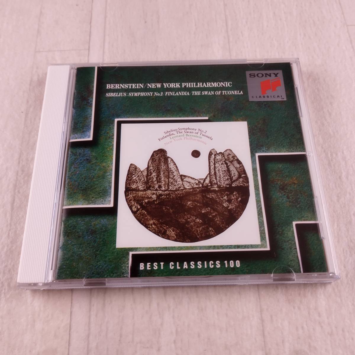 1MC5 CD レナード・バーンスタイン ニューヨーク・フィルハーモニック シベリウス 交響曲第2番拍卖