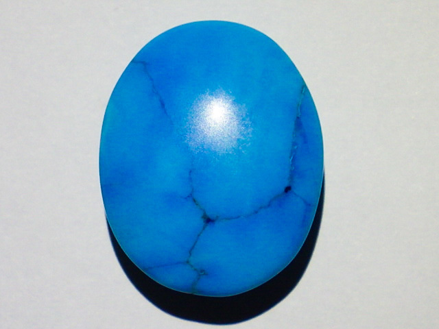 ★スリーピングビューティーターコイズ15.1ct/17.2mm★天然石トルコ石★カボション裸石ルース★USAアリゾナ産★鉱物ポリッシュ研磨 kamesan拍卖