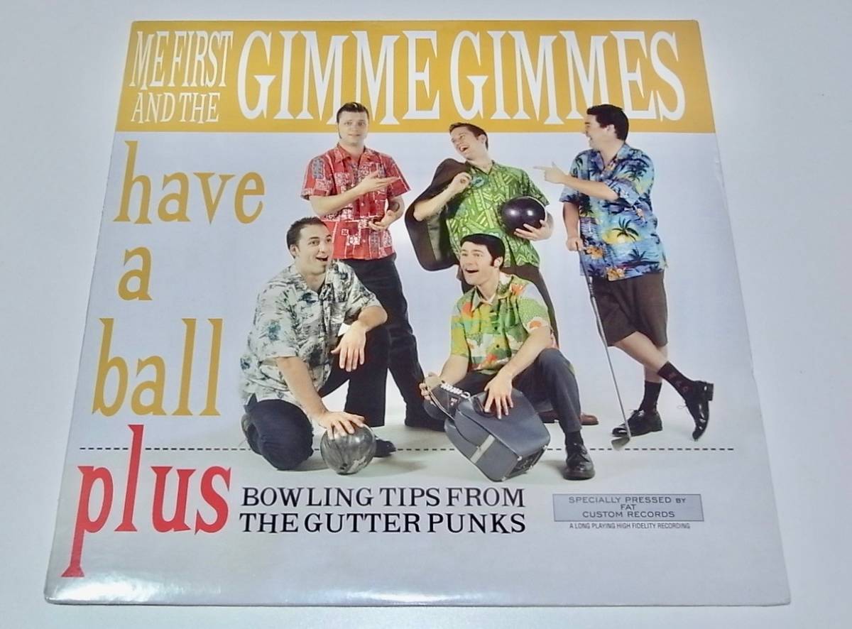 希少 レア 新品未開封品 LP 12インチ アナログ レコード Me First and the Gimme Gimmes Have A Ball FAT WRECK CHORDS NOFX拍卖