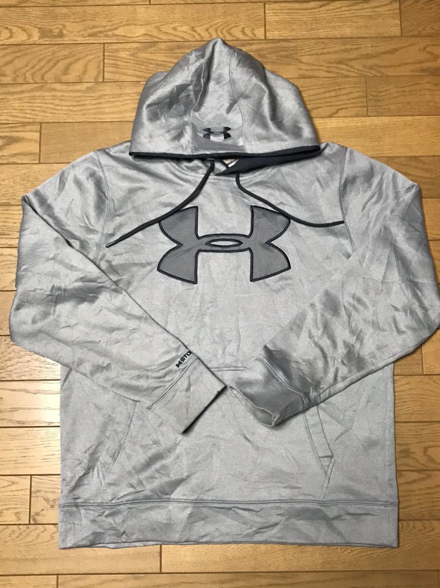 UNDER ARMOUR STORM MEN’S HOODIE size-MD(着丈70身幅59) 中古(美品) NCNR拍卖