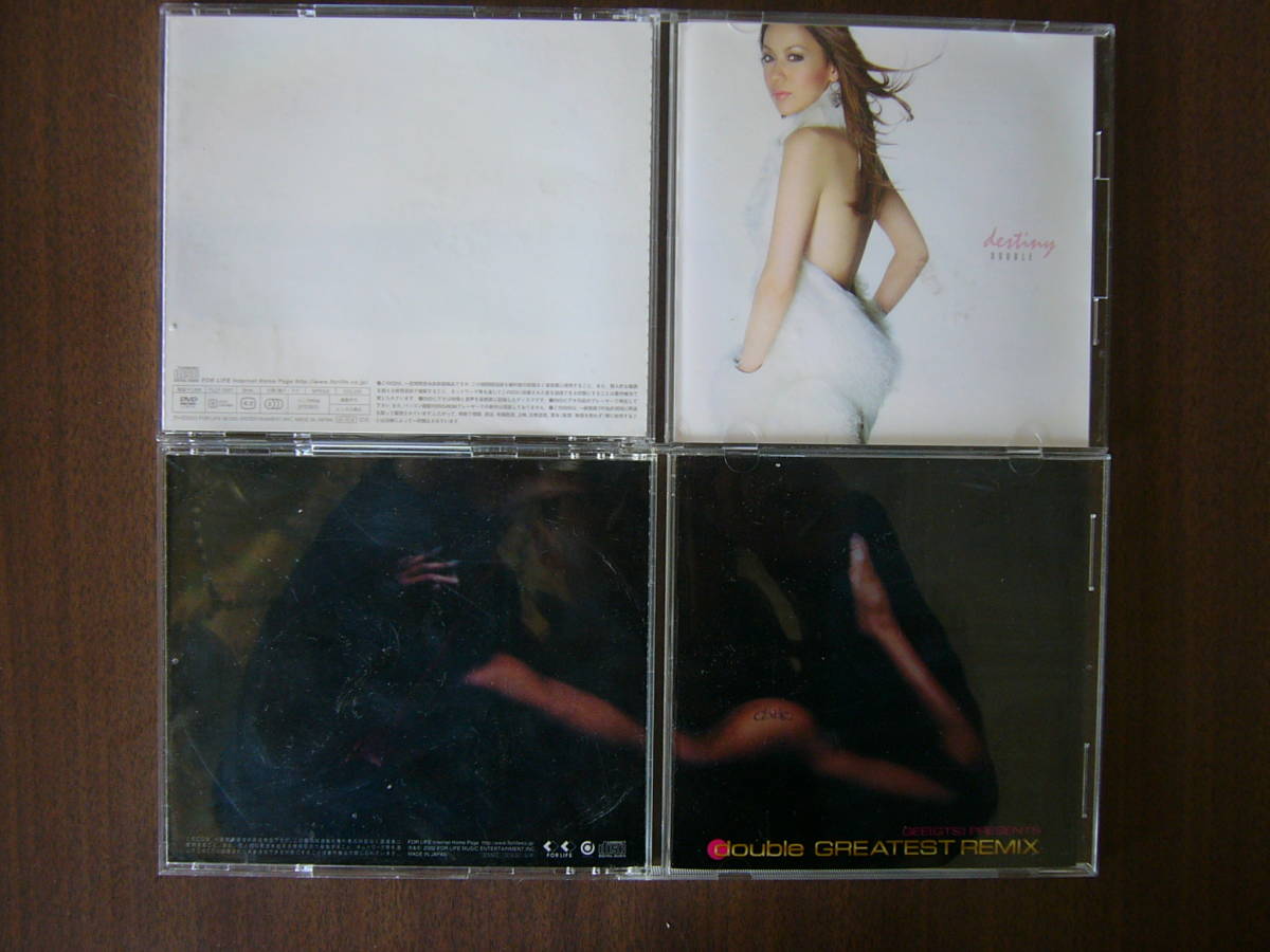 DOUBLE セット /『double GREATEST REMIX』+「 destiny 」(CD+DVD)拍卖