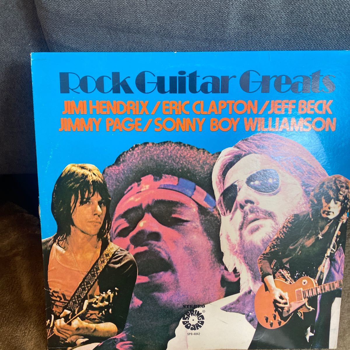 LPレコード★洋楽★ROCK GUITAR GREATS★ジミーヘンドリックス、エリック・クラブドン、ジェフ・ベックなどなど☆レコード大量出品中★拍卖