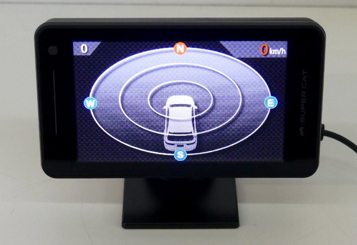 ☆YUPITERU ユピテル SUPER CAT GPSアンテナ内蔵レーザー&レーダー探知機【LS1000】USED品☆拍卖