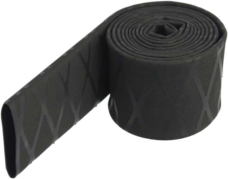 ★★(ブラック / Φ30mmサイズ) 滑り止め 熱 シュリンク チューブ 質感 グリップ フィッシュ ロッド ラケット ハンドル 拍卖