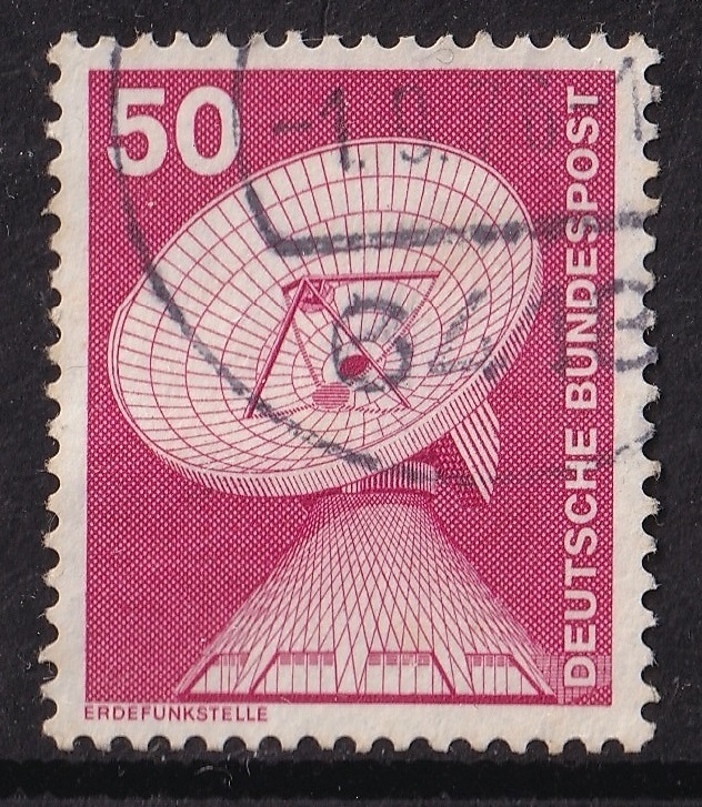 ドイツ/外国切手1枚セット/電波望遠鏡/DEUTSCHE PUNDES POST拍卖