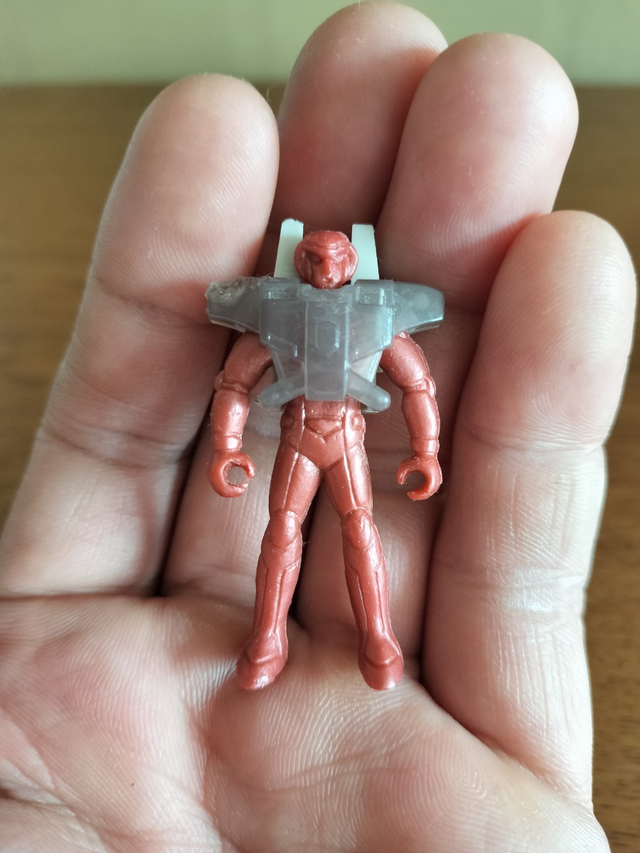 1980年代【サイバージョイントシリーズ】地球軍サイバーフォース5.3cm×2.6cm《Lotte食玩ジョイントロボ》エッグマン#カービン#サンダース拍卖