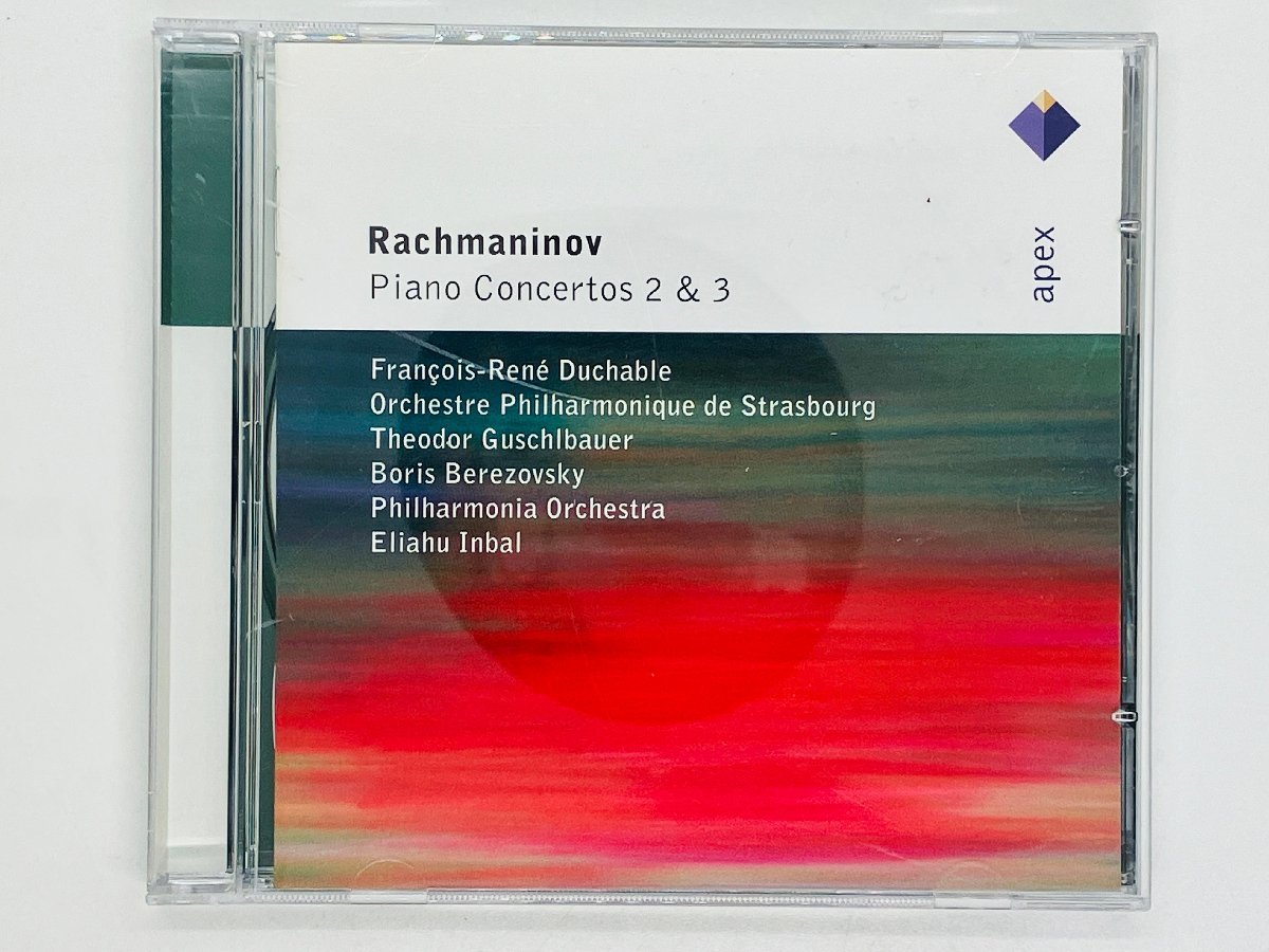 即決CD Rachmaninov Piano Concertos 2 & 3 / ラフマニノフ ピアノ Eliahu Inbal apex G02拍卖