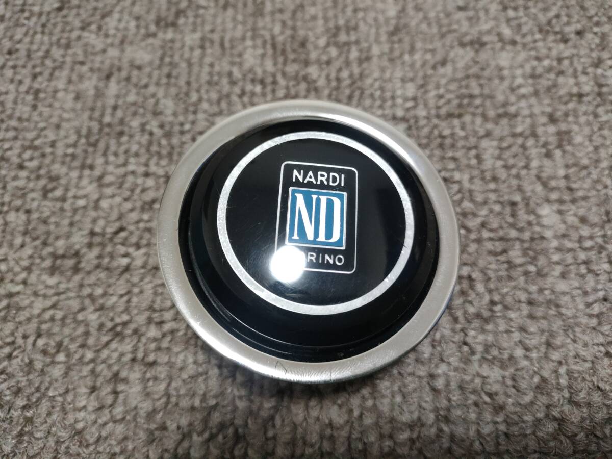 正規品 NARDI ナルディ クラシック ステアリング 用 ホーンボタン 旧車 ウッド レザー ラッパマーク無し 6拍卖