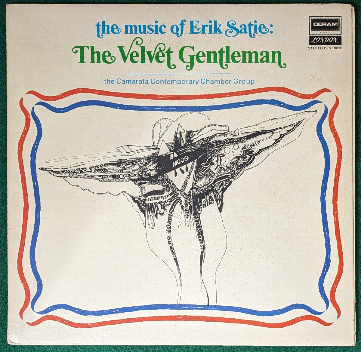 外国盤★中古LP「THE MUSIC OF ERIK SAIE:THE VELVET GENTLEMAN / ヴェルヴェット・ジェントルマン」THE CAMARATA CONTEMPORARY CHAMBER GR拍卖