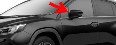新品 純正品 SUBARU スバル ドアミラーカバー  クリスタルブラックシリカ 助手席側 レヴォーグ レイバック拍卖