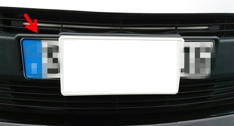 新品 純正品 TOYOTA トヨタ  欧州モデル用 ユーロライセンスブラケット ユーロナンバー 230系 セリカ拍卖