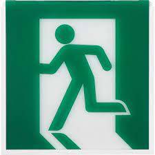 B2 6個セット Panasonic パナソニック 照明器具部品 コンパクトスクエア用表示板 避難口誘導灯表示板 FK10000 住宅設備 40903S05拍卖