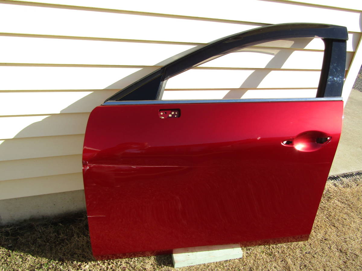 マツダ3 MAZDA3 純正 左 フロントドア レッド 左前 ドア ■■ 1220706拍卖