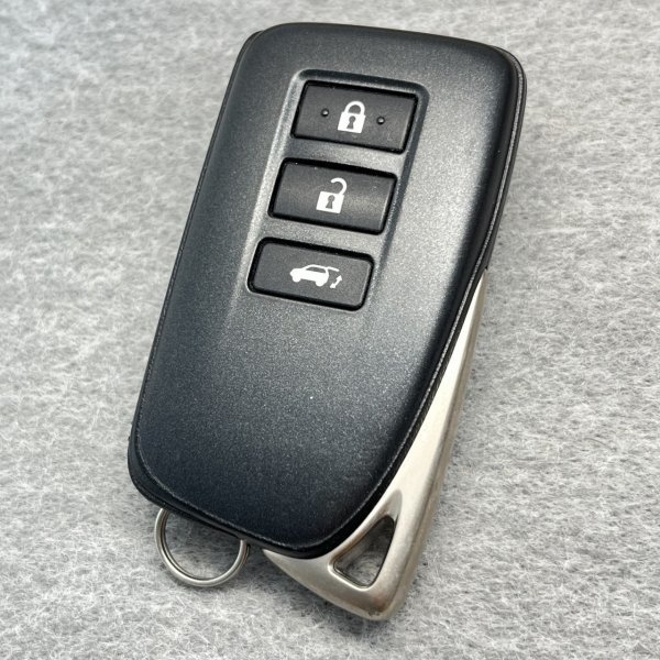 初期化済 レクサス スマートキーRX450h 3ボタン ハイブリッド  《別途キーカットも可》231451-0010 007-AC0147 14FAD D拍卖