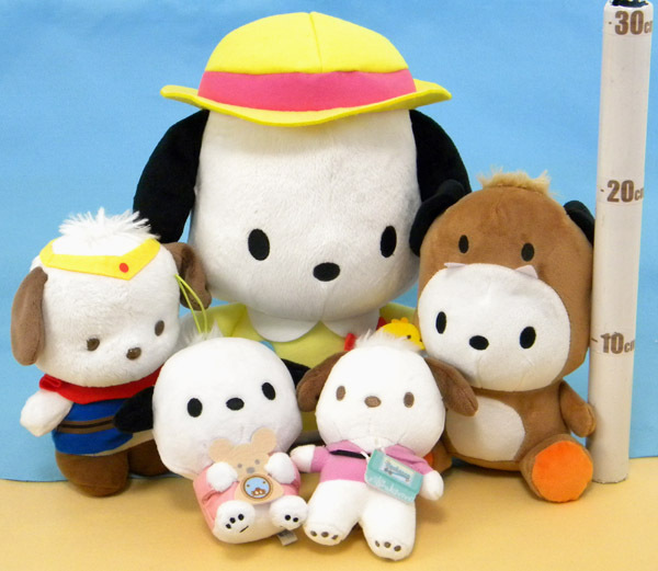 ★ サンリオ ★ ポチャッコ ぬいぐるみ マスコット 【5個セット】拍卖