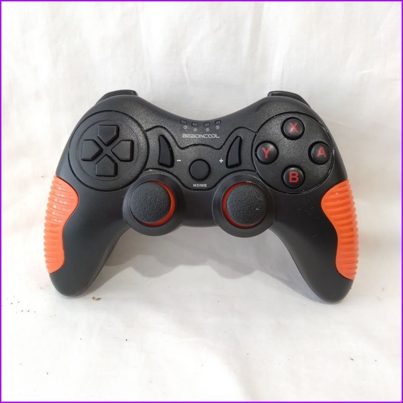 ジャンク●BEBONCOOL ワイヤレスコントローラー B01● 任天堂SWITCH ブラック×オレンジ 動作未確認 現状品 中古拍卖