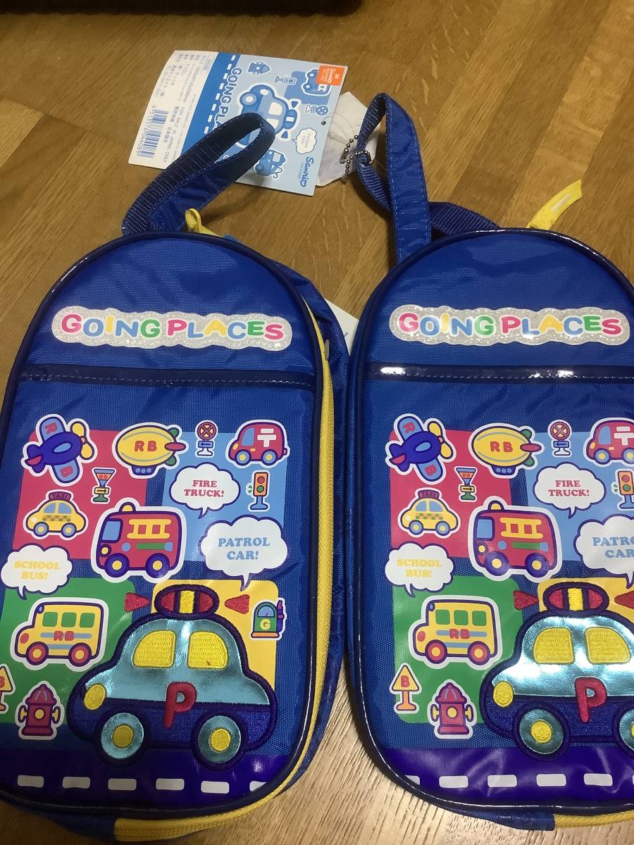 2個 ゴーイングプレイシス シューズケース 通園に サンリオ拍卖