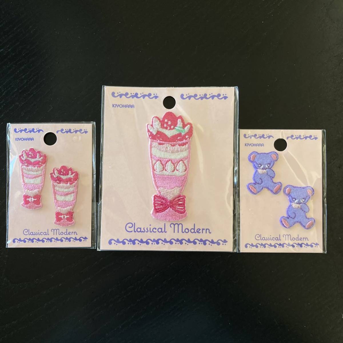 ☆お値下げ☆ワッペン クラシカルモダン 3種類セット拍卖