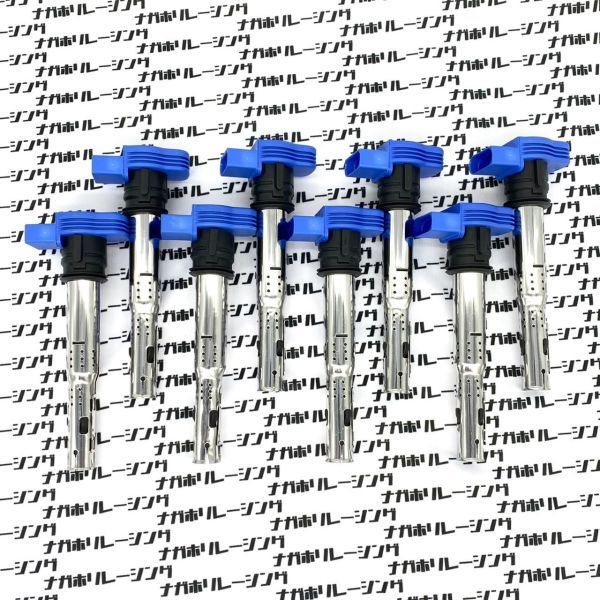 馬力アップ 保証/新品 アウディ 強化イグニッションコイル 8本 A6 C6 オールロードクワトロ 06E905115G 06F905115C 06E905115 06F905115D拍卖