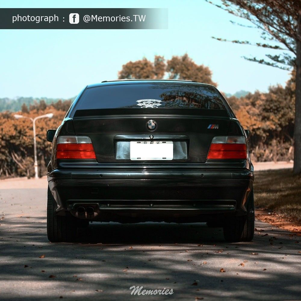 BMW E36 3シリーズ セダン リア トランクスポイラーウィング 塗装品 LRS L Type 拍卖