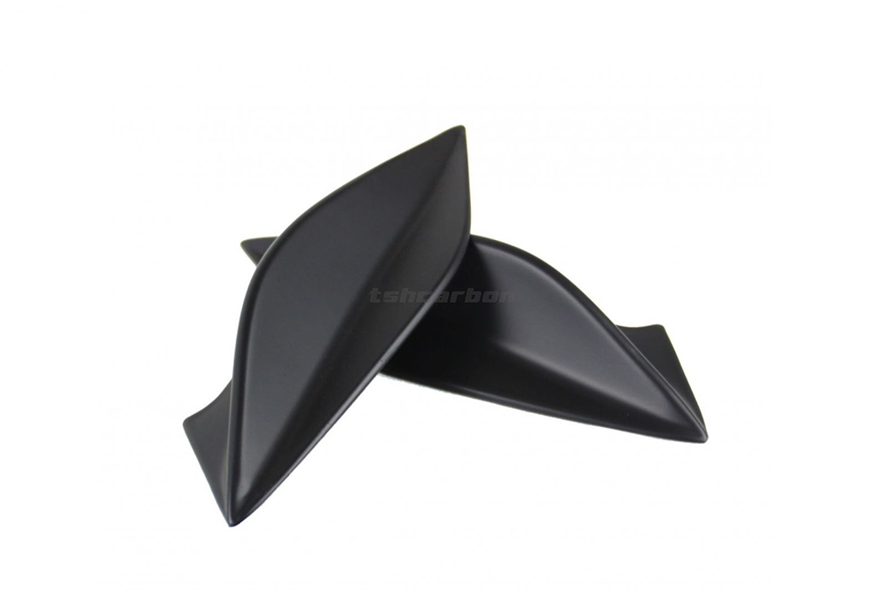 スバル WRX STI VA系 セダン STIウィングスポイラー用 サイドフィン カバーマットブラック拍卖