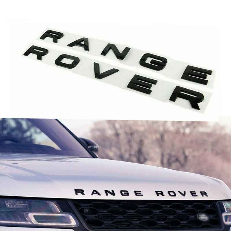 レンジローバー RANGE ROVER エンブレム ボンネット リア 艶有黒 1PC拍卖